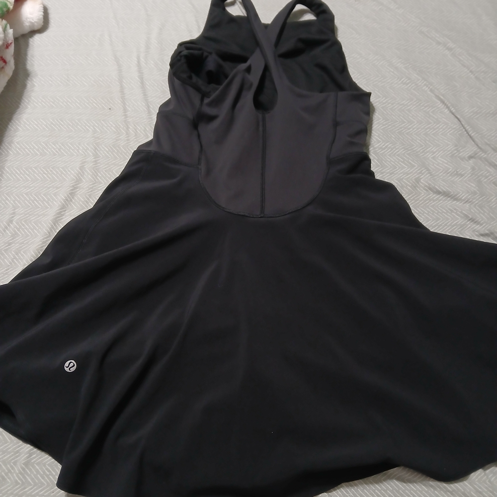 lululemon athletica Black Backless Skater Athletic Dress - Picture 3 of 4